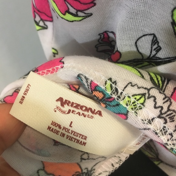 🛑SOLD🛑Arizona jean Womens floral tank - Picture 7 of 8